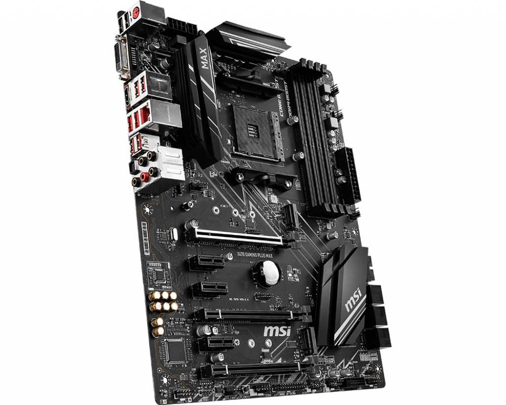 MSI Mother Board X470 GAMING PLUS MAX