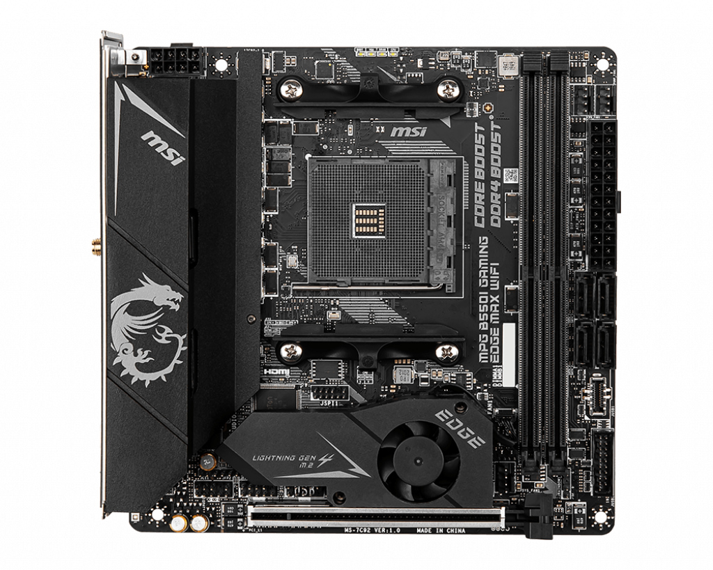 MSI Mother Board B550I GAMING EDGE MAX WIFI