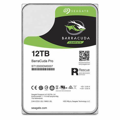 Seagate ST12000DM0007 12TB 7200 RPM 256MB Cache SATA 6.0Gb/s 3.5″ Internal Hard Drive Bare Drive