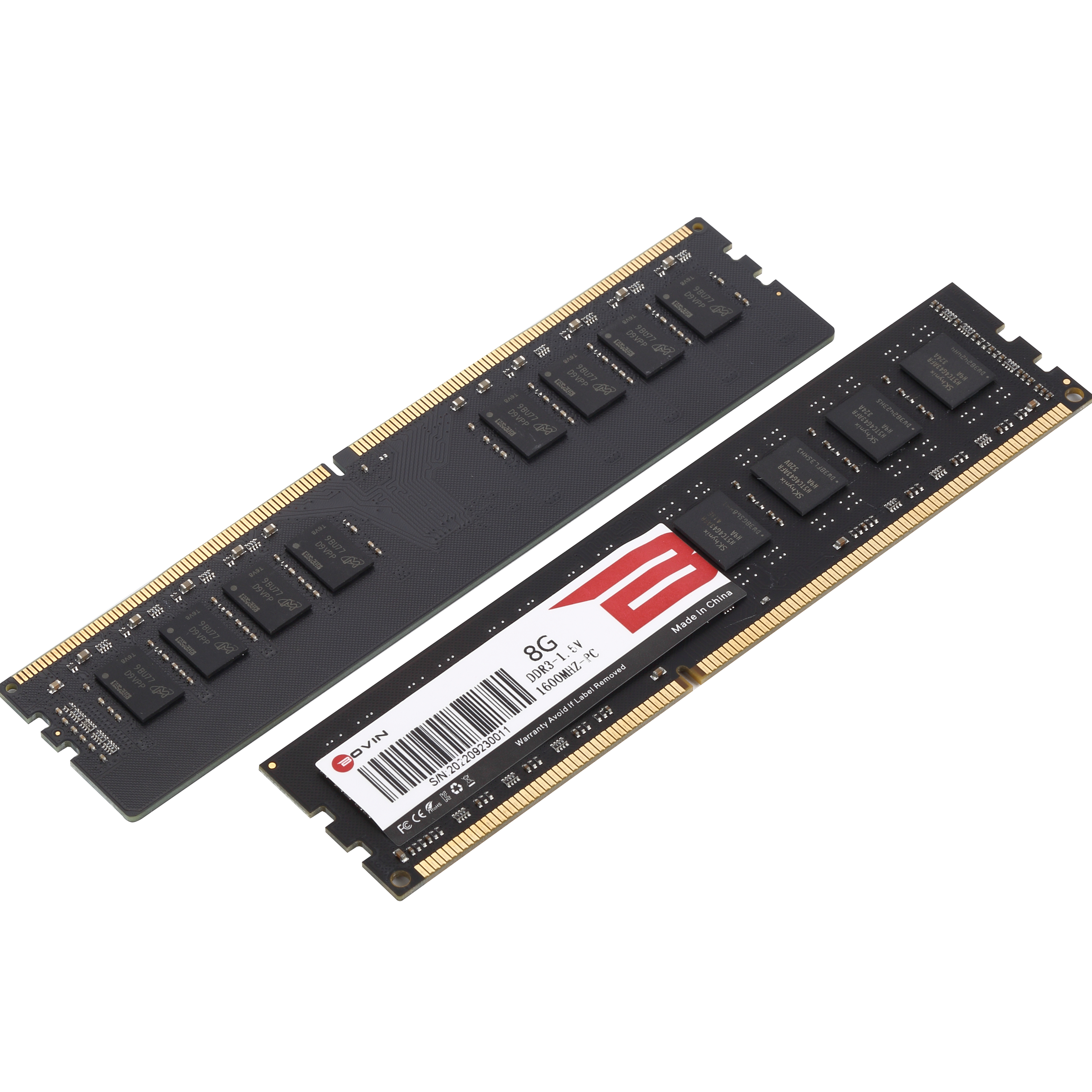 BOVIN Brand Desktop RAM 8G DDR3 1.5V 1600MHZ-PC 